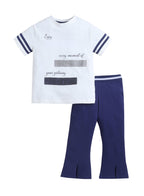 Girls Print T Shirt Set