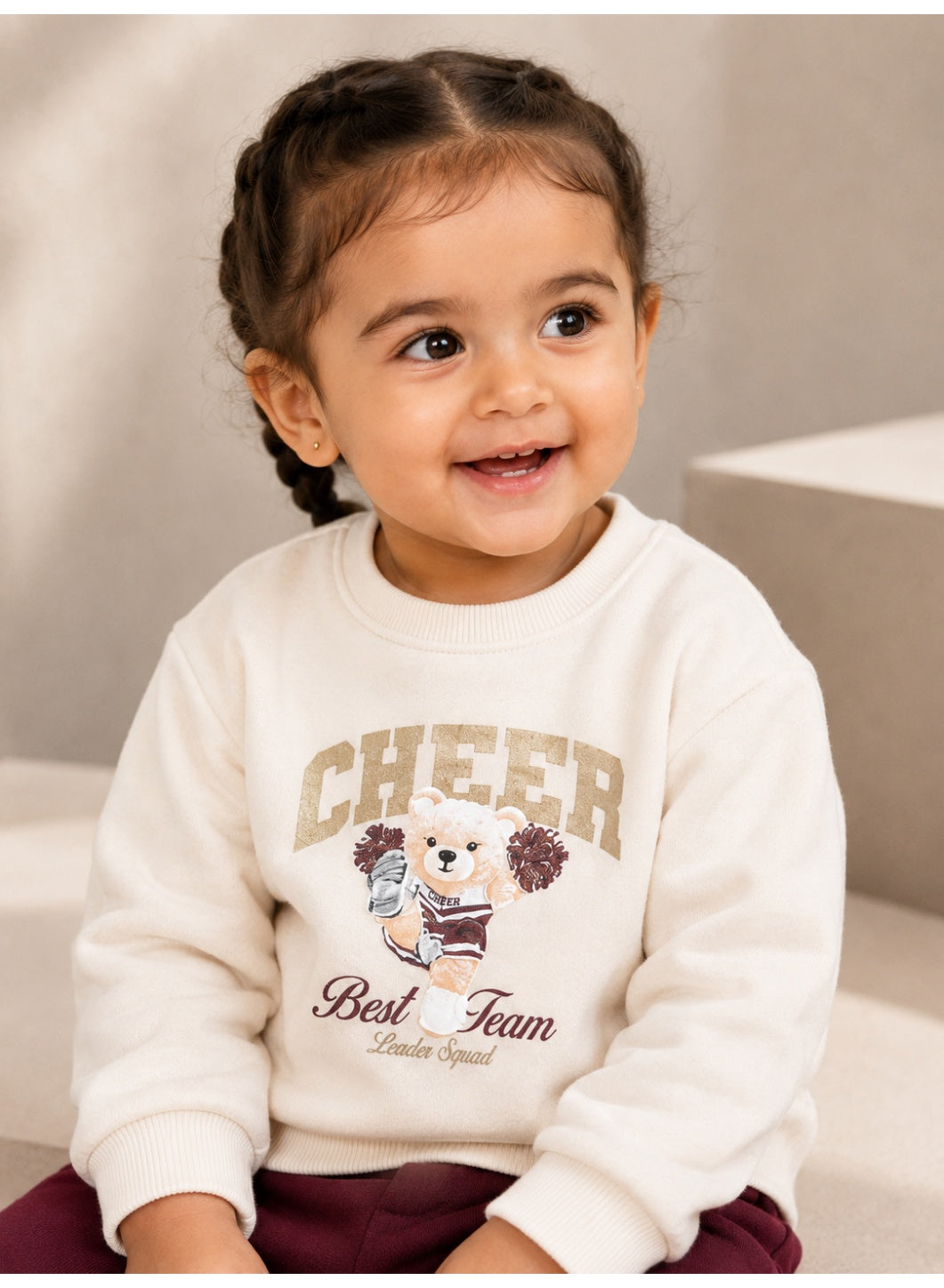 Girls 2-Piece Graphic Sweatshirt & Jogger Pants Set