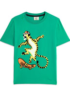 Victor And Jane Boys' T-Shirt “ "Ride The Streets!" Skateboard - Green