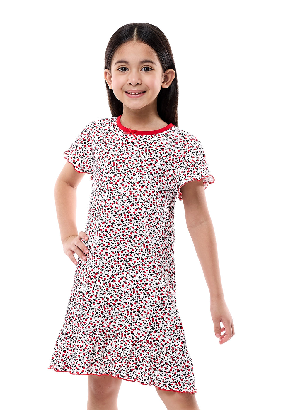 Victor And Jane Girls' Pj Dress “ Soft And Cozy Sleep Dress For Kids