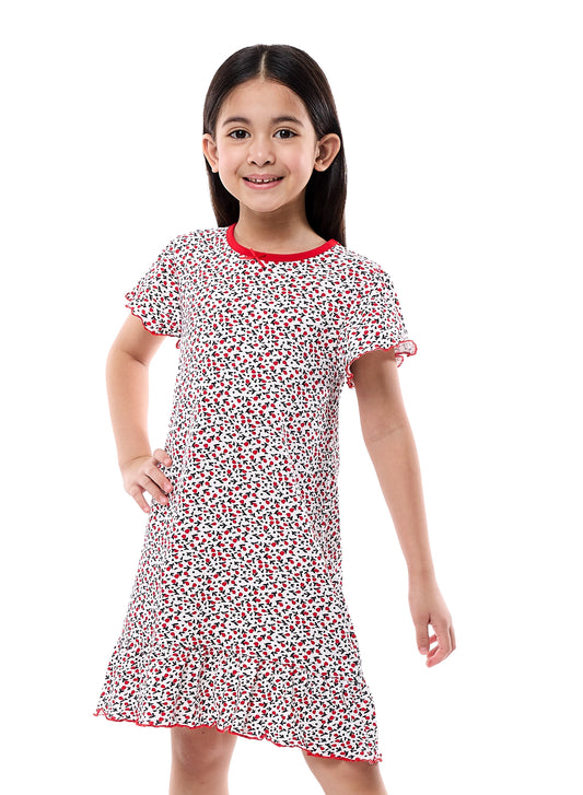 Victor and Jane Girls' PJ Dress – Soft and Cozy Sleep Dress for Kids 2-3YRS
