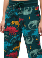 Boys' 2-Piece Printed Dinosaur Hoodie And Jogger Set