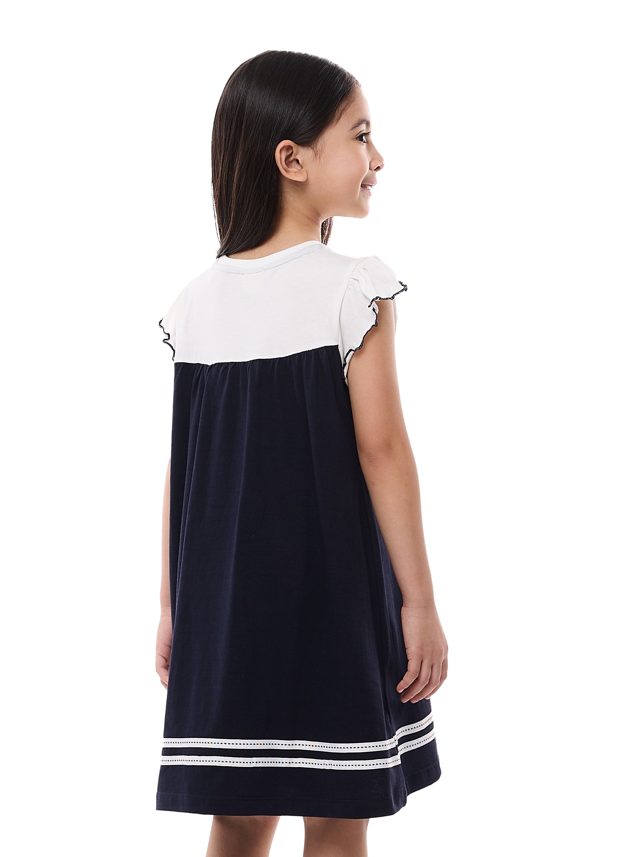 Colorblock Sleeve Dress