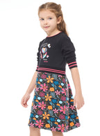 Embellished Floral Printed Dress