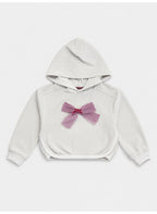 Baby Girls Hoodie with Bow and Pants Set