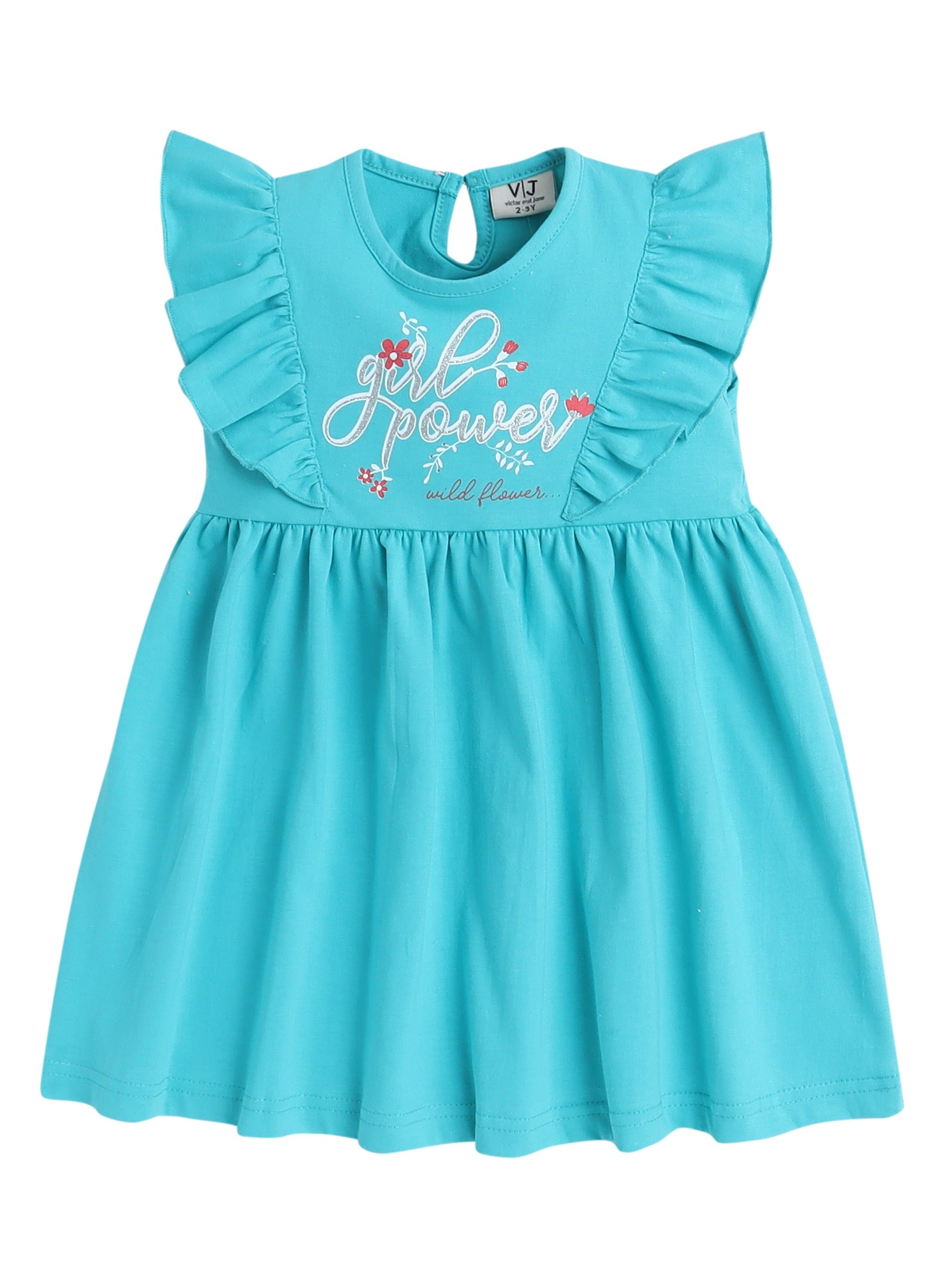 Victor And Jane - All-Over Printed Ruffle Dress (Pack Of 2)