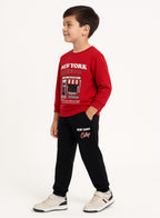 Graphic Sweatshirt Jogger Set