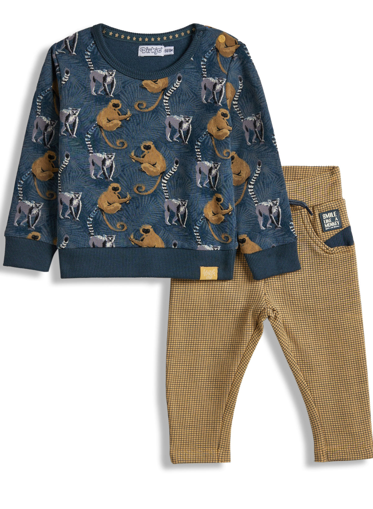 Print Pants Top Set