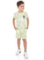 Victor And Jane Boys' 2Pc Set “ "Keep The Waves Below" All Over Print