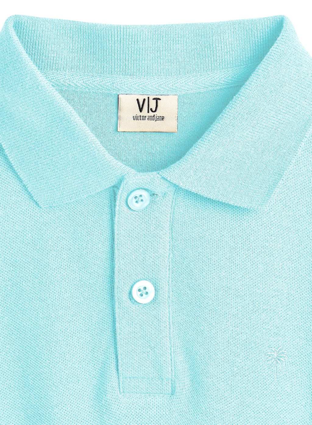 Junior Boys Classic Polo T-Shirt -Light  Blue