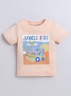 Baby Boys - Wild Safari 2Pc Set - T-Shirt And Shorts With Jungle Animal Print