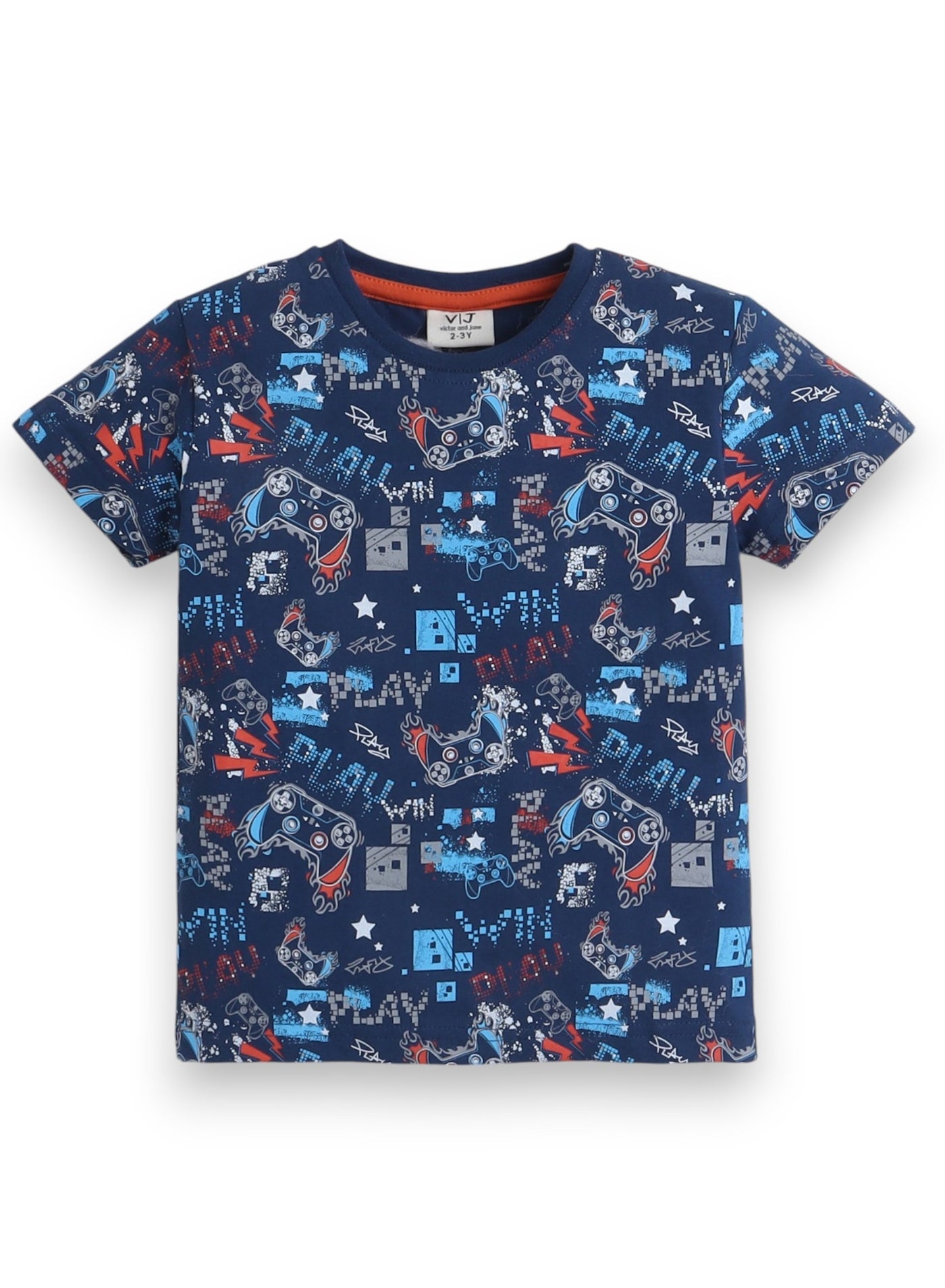 Victor and Jane - All-Over Printed T-shirt and Pyjama Set