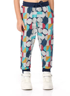 Boys' 2-Piece Printed Fullzipper Hoodie And Jogger Set Multi