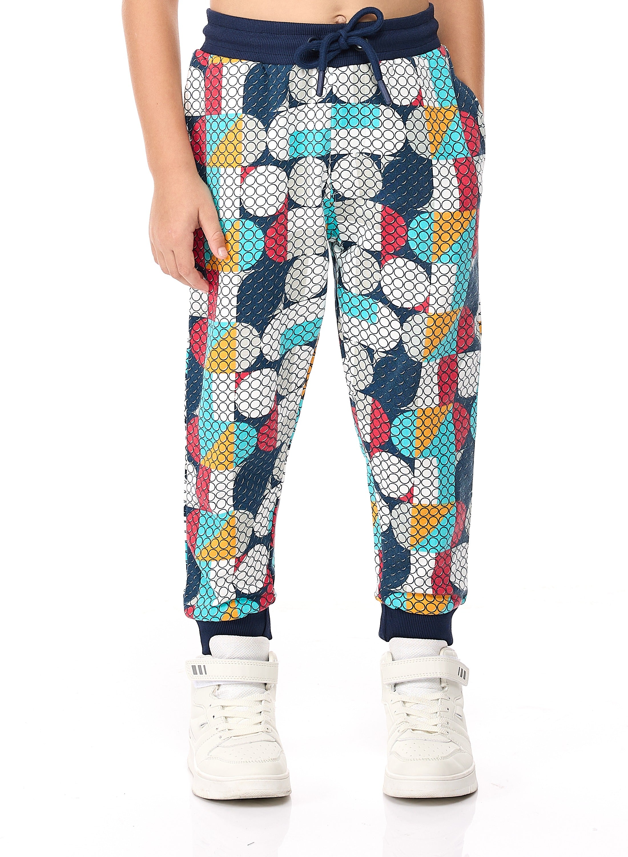 Boys' 2-Piece Printed Fullzipper Hoodie And Jogger Set Multi