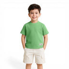 Junior Boys Cotton Tee - Fresh Green