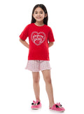 Victor And Jane Girls' Pj Set “ Soft Shorts And Top Sleepwear Set