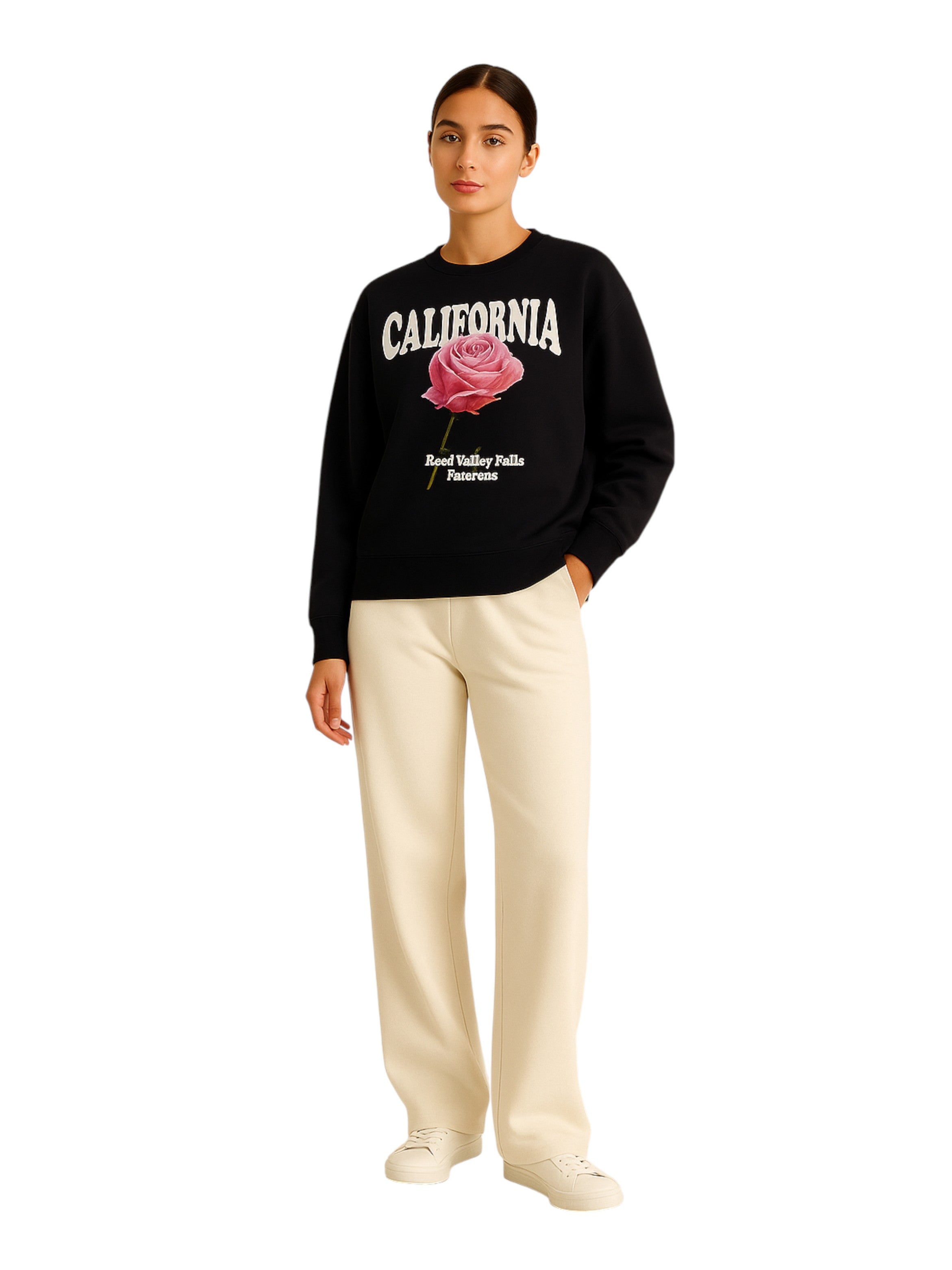 Mon Chã©Ri Cherry Print Sweatshirt “ 100% Cotton Fleece | Puff Print |