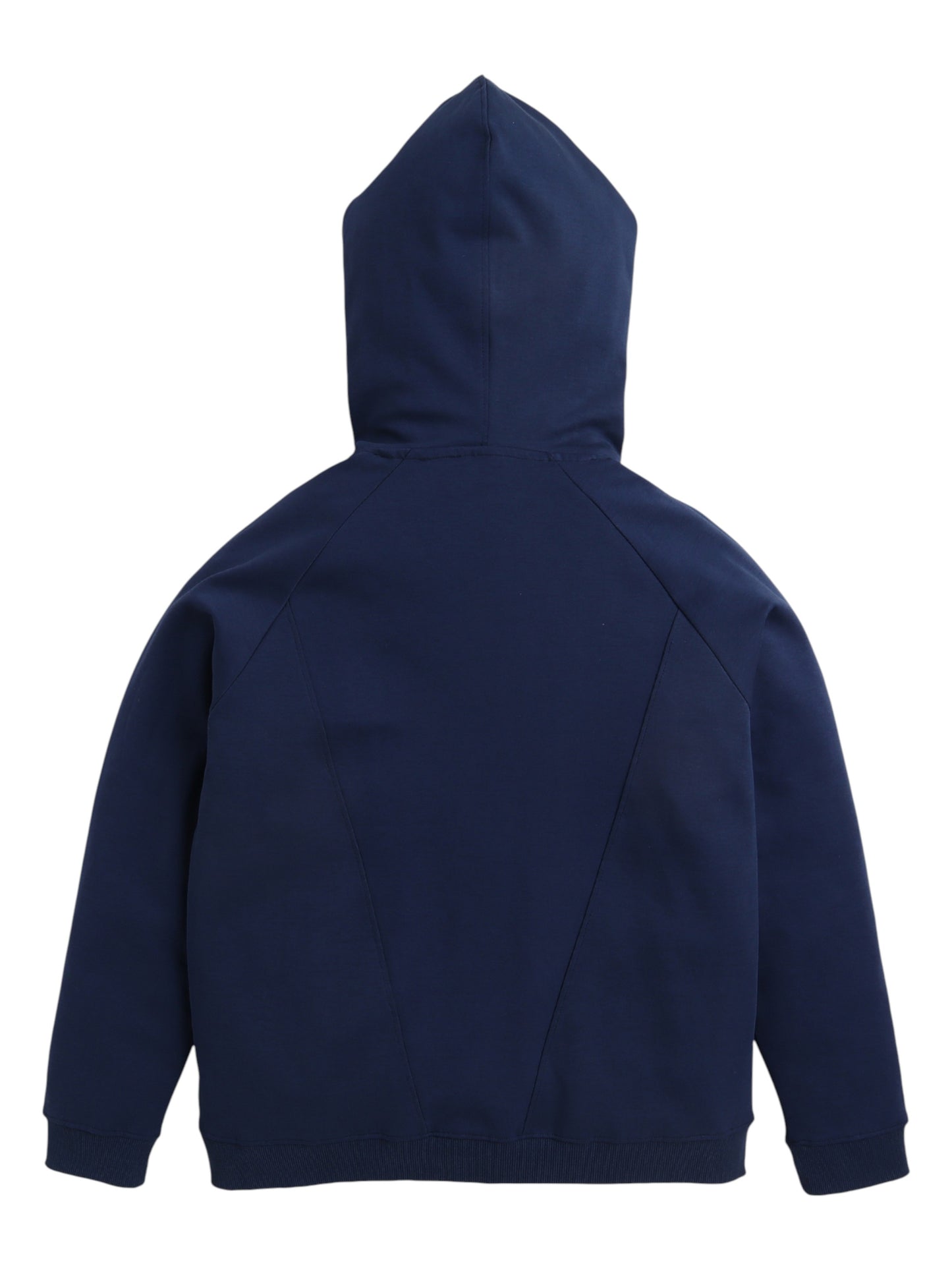 Navy Hoodie with Drawstring – 100% Cotton Fleece