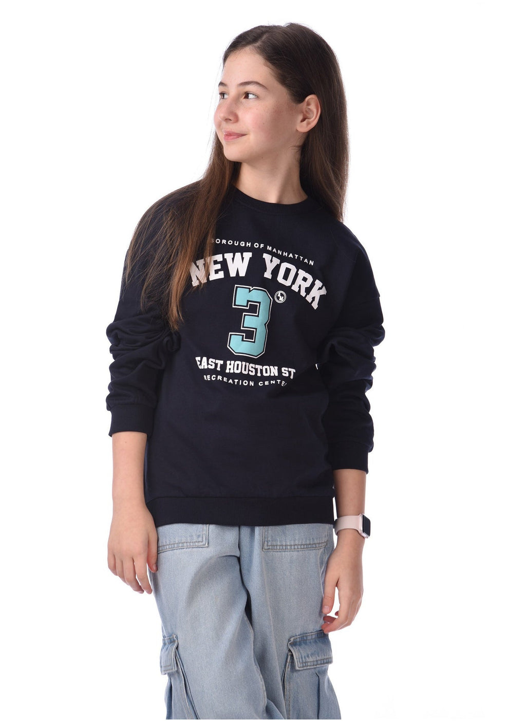 Girls Sweat-Top - Graphic Printed
