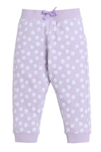 Baby Girl Penguin Appliquã© Lilac Polka-Dot 2-Piece Set