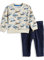 Print Pants Top Set