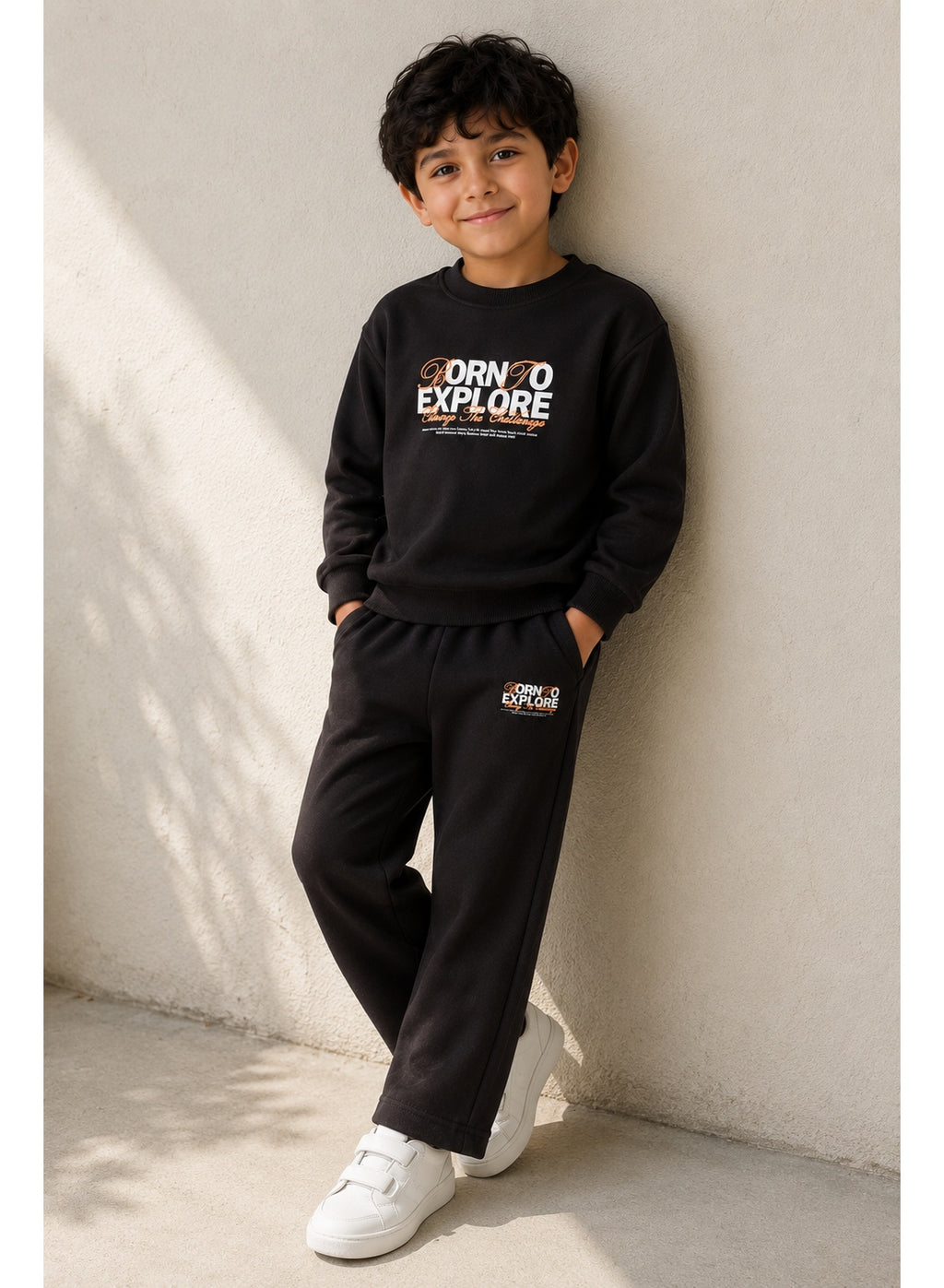 Boys’ Graphic Sweatshirt and Jogger Set