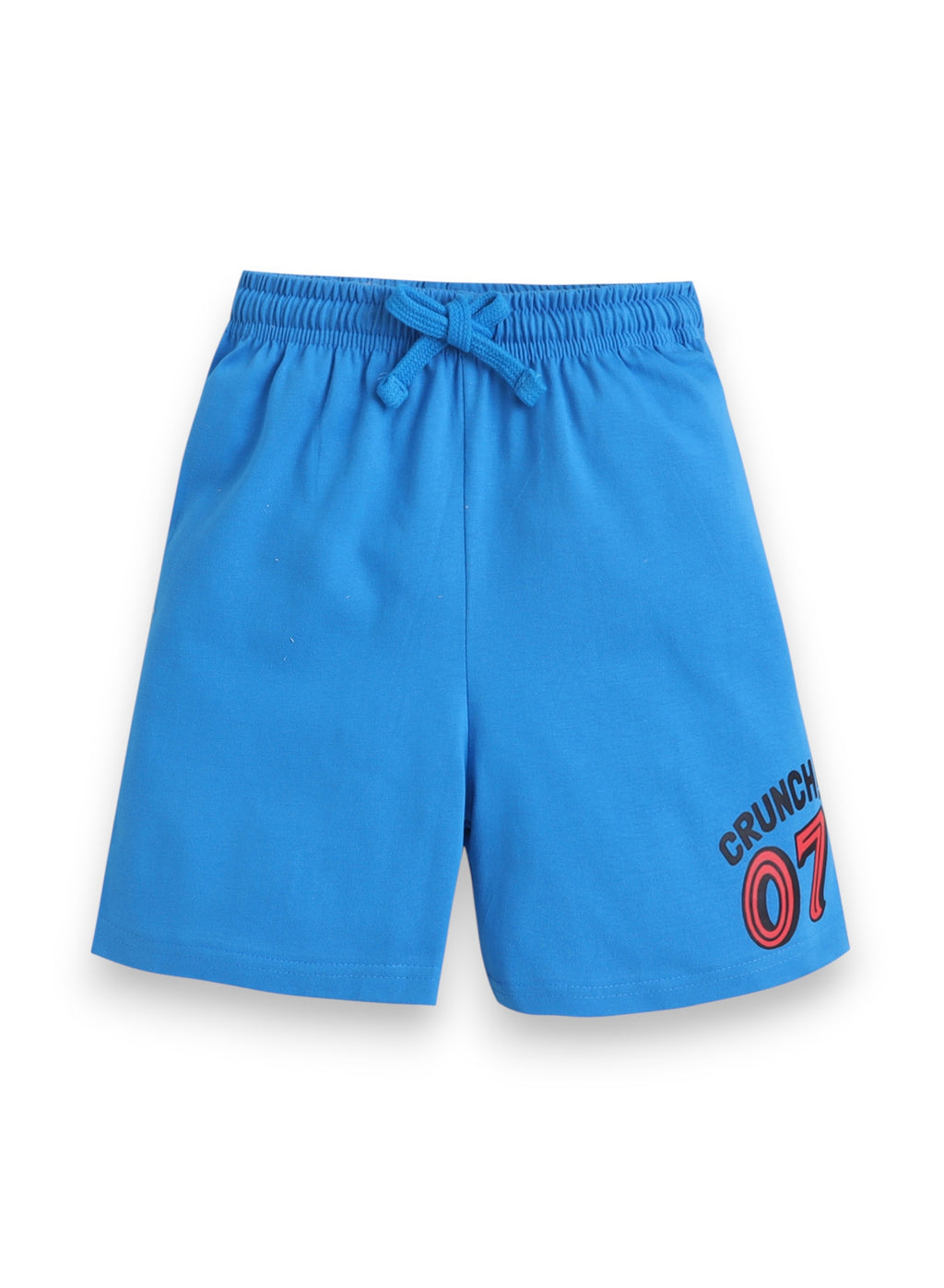 Boys Racing Car Print Cotton Pajama Set “ T-Shirt & Shorts Nightwear