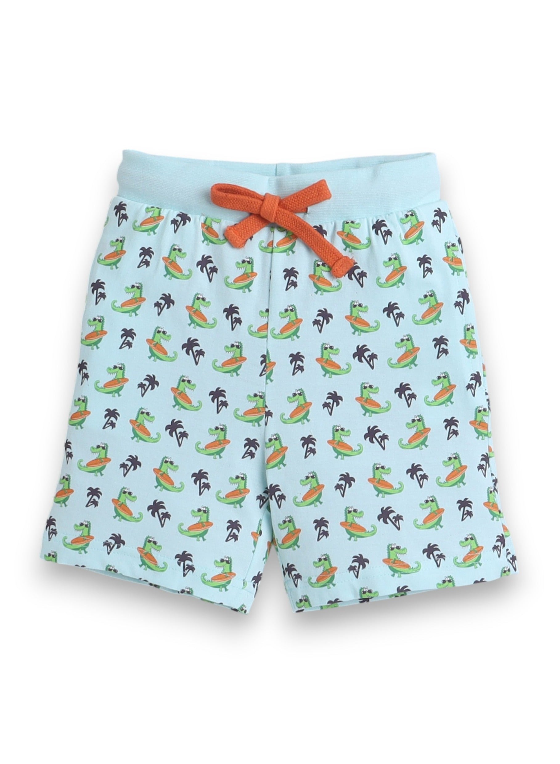 Victor And Jane - Printed T-Shirt And All-Over Printed Shorts Pyjama Set