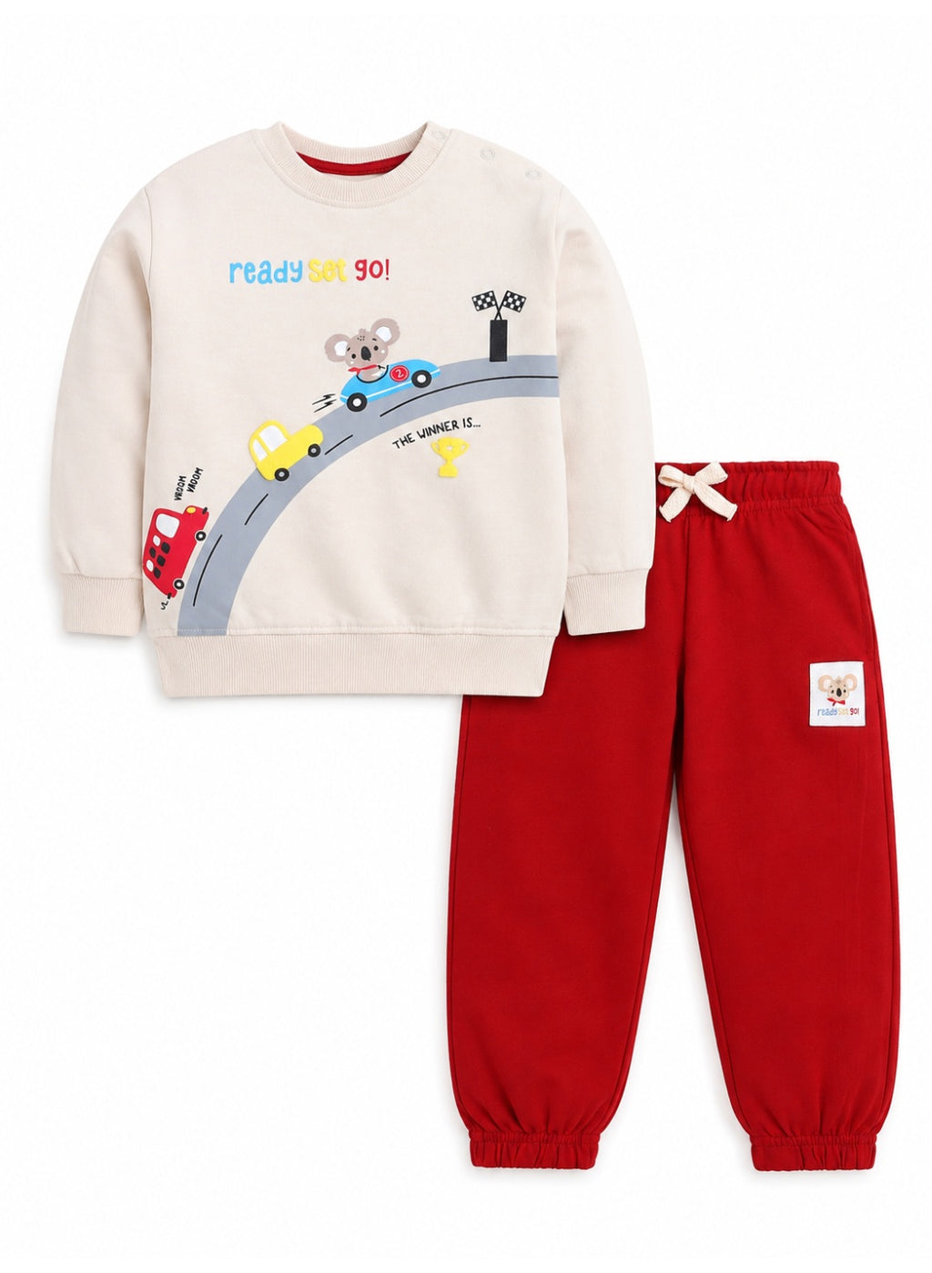 Boys 2-Piece Graphic Sweatshirt & Jogger Pants Set