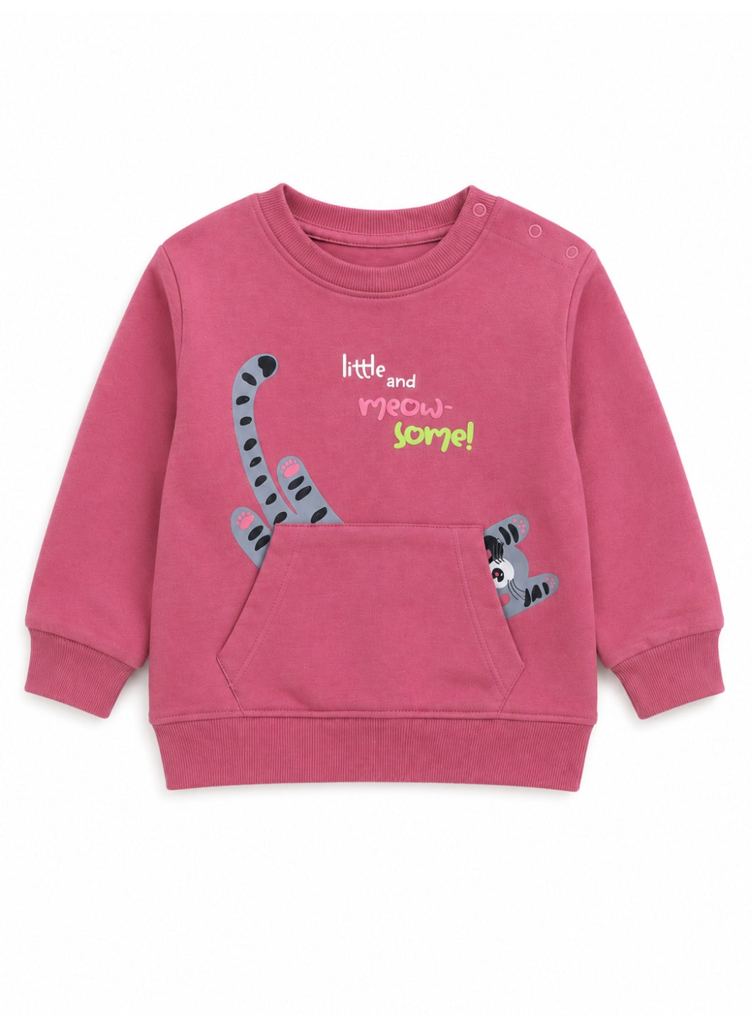 Girls 2-Piece Graphic Sweatshirt & Jogger Pants Set