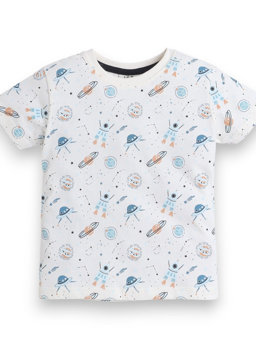 Victor And Jane - All-Over Printed T-Shirt And Shorts Pyjama Set