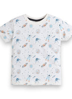 Victor And Jane - All-Over Printed T-Shirt And Shorts Pyjama Set