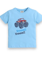 Victor And Jane - Printed T-Shirt And All-Over Printed Shorts Pyjama Set