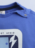 Boys' 2-Piece Set- Sweatshirt And  Jogger Set - Blue -Navy