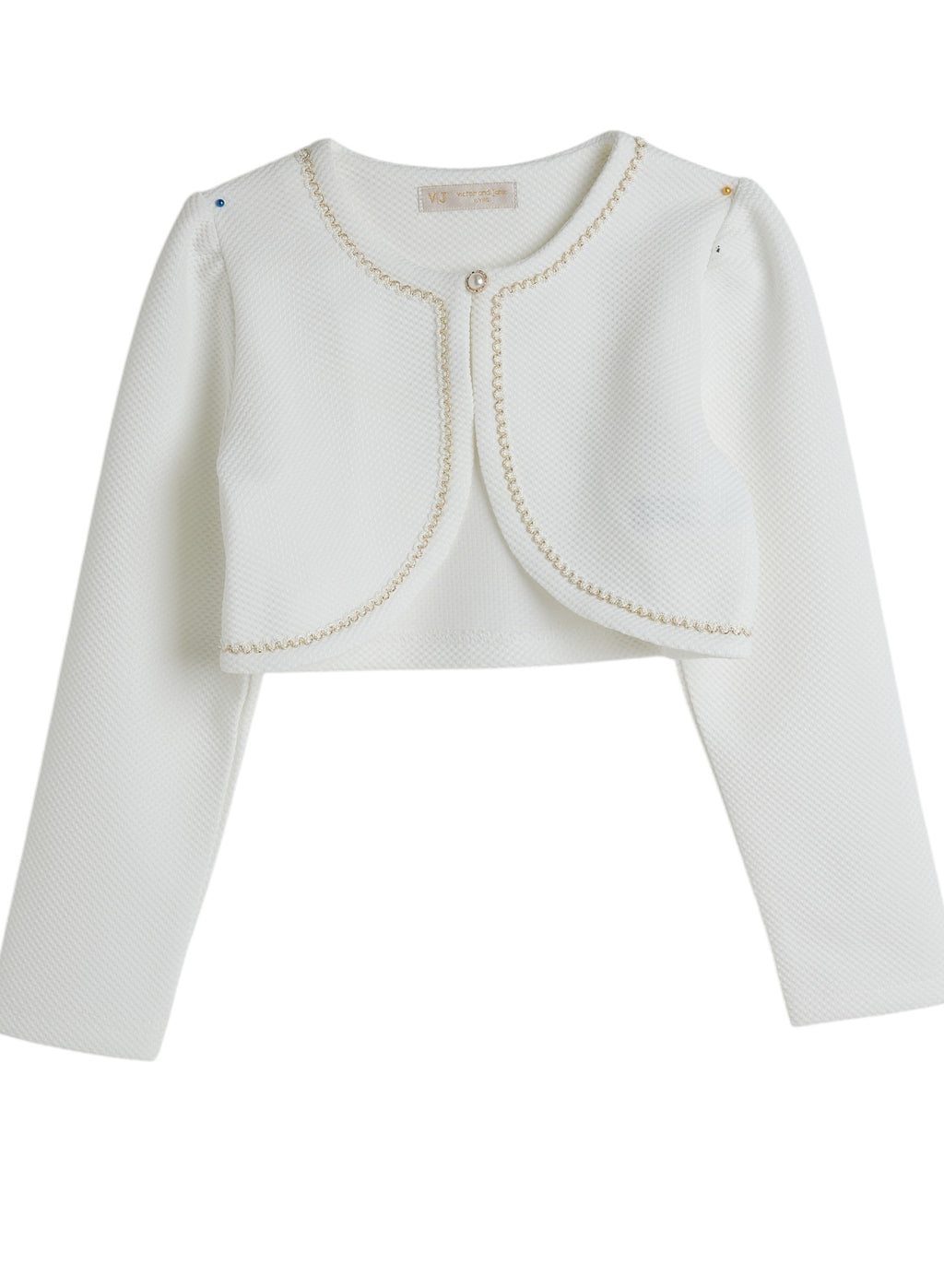 Victor And Jane Girls Cardigans - White