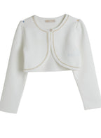 Victor And Jane Girls Cardigans - White