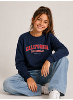 Girls "California- Los Angeles" Text Print Pullover