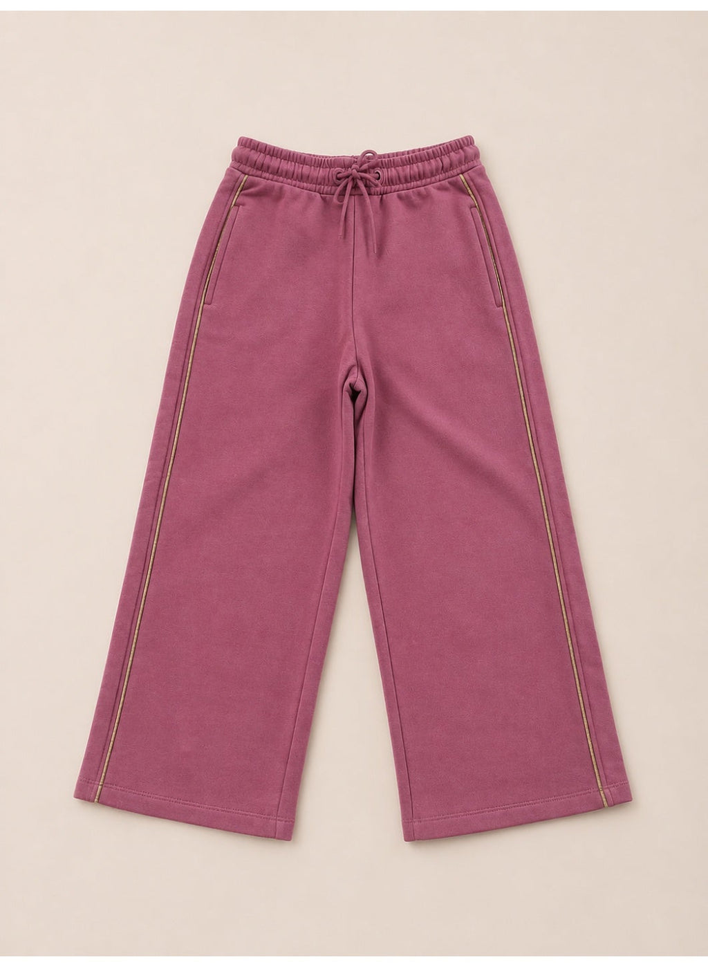 Girls Graphic Sweatshirt and Wide Leg Pants Set