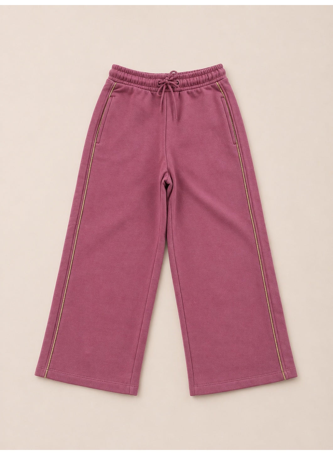 Girls Graphic Sweatshirt and Wide Leg Pants Set