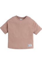 Boys Cotton Interlock Tee & Shorts Set “ Khaki