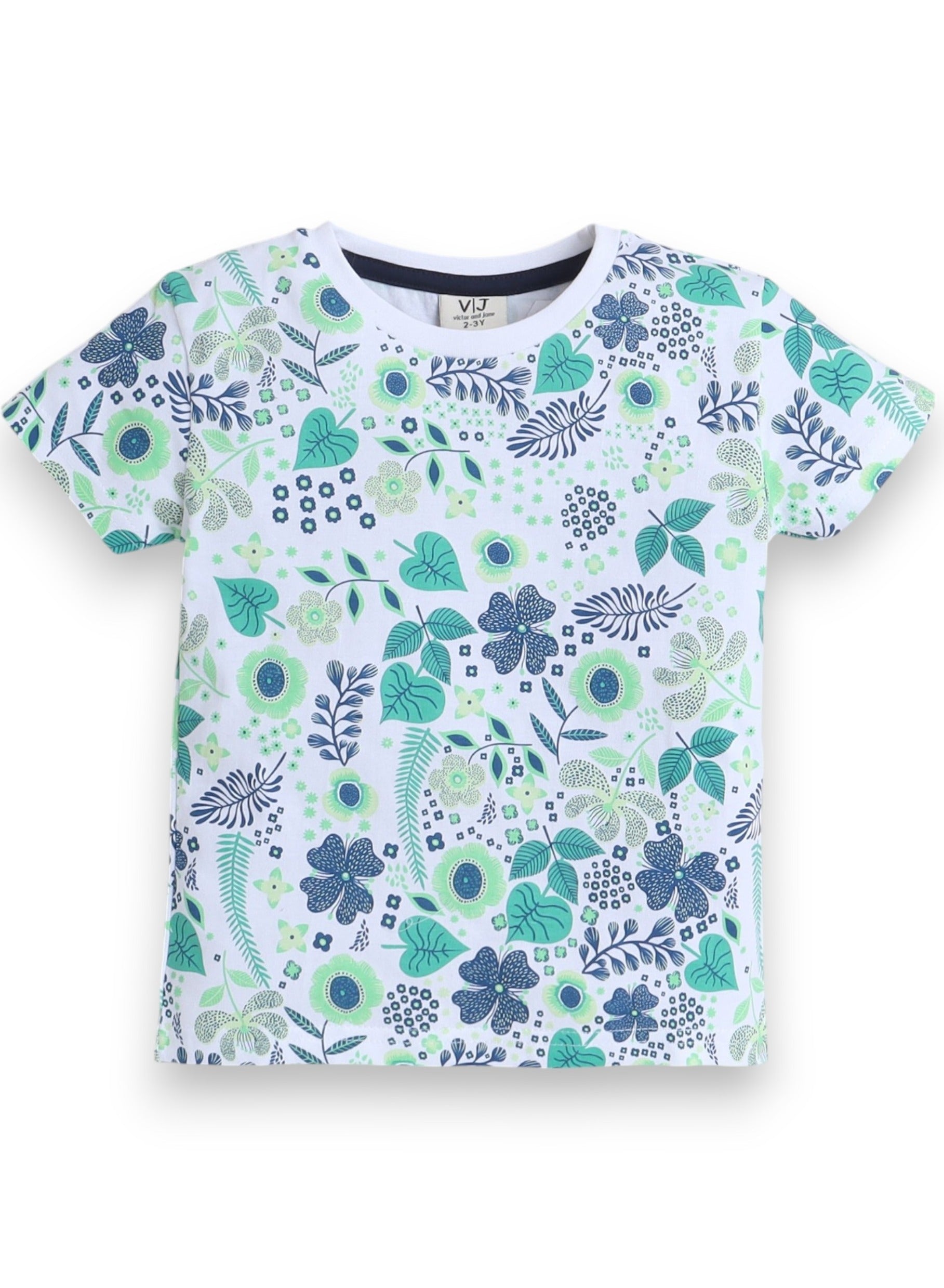 Victor And Jane - All-Over Printed T-Shirt And Shorts Pyjama Set