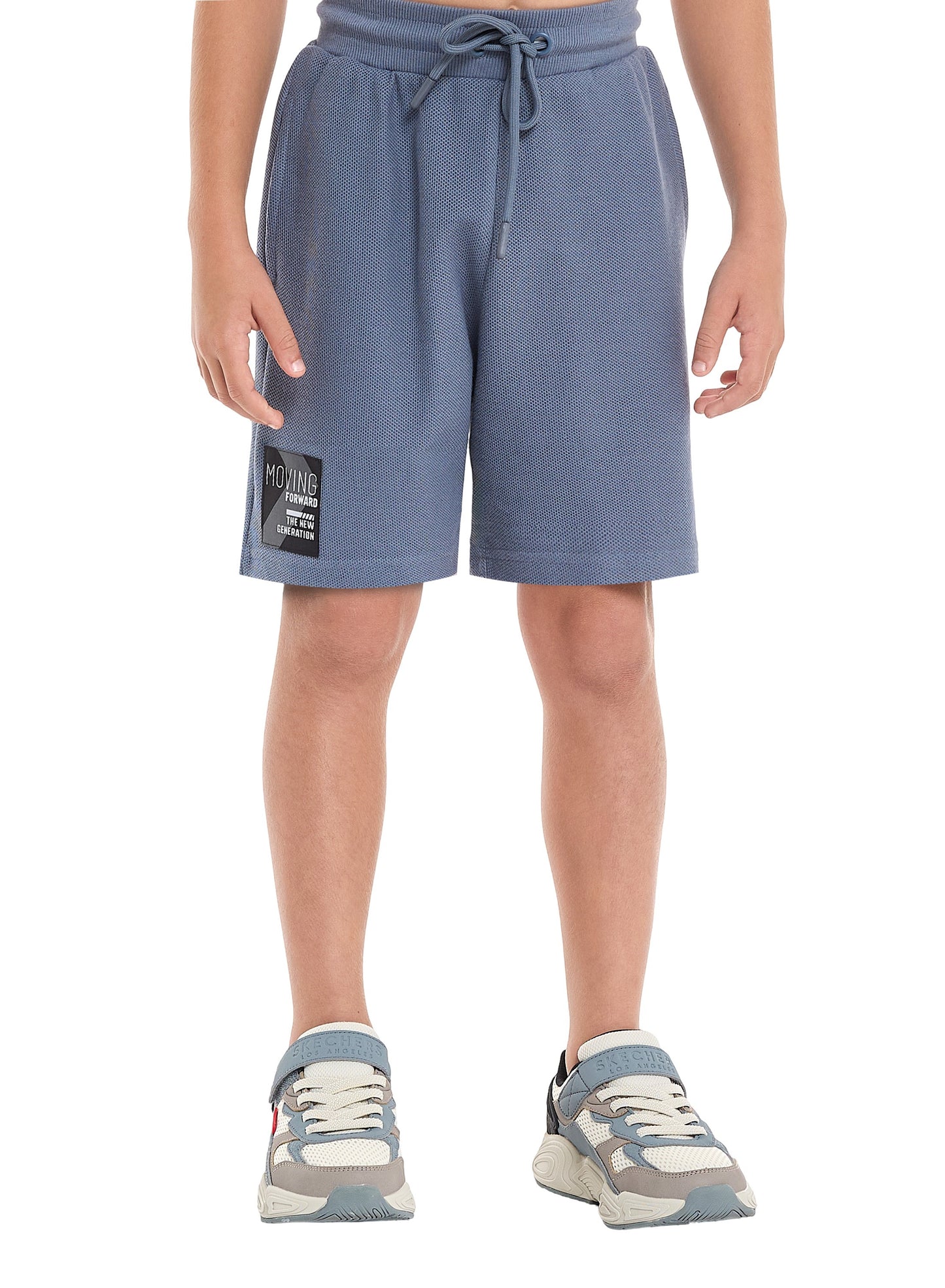 Victor and Jane Boys' Cord Set – Dark Blue  T-Shirt and Shorts Set