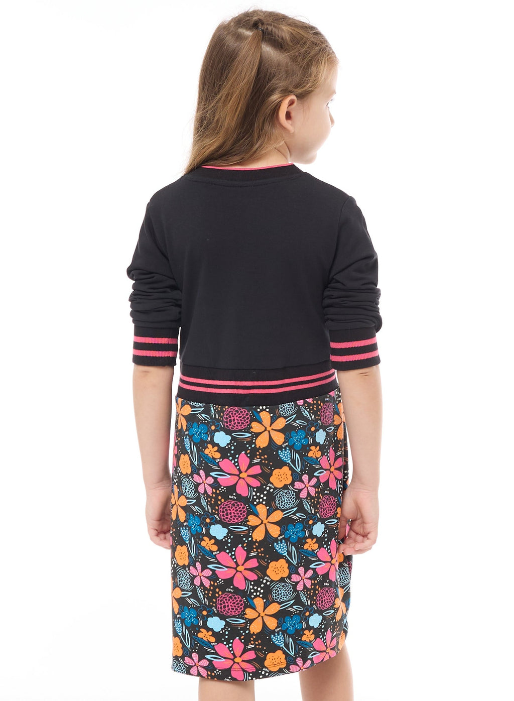Embellished Floral Printed Dress