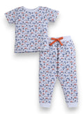 Victor And Jane - All-Over Printed T-Shirt And Pyjama Set