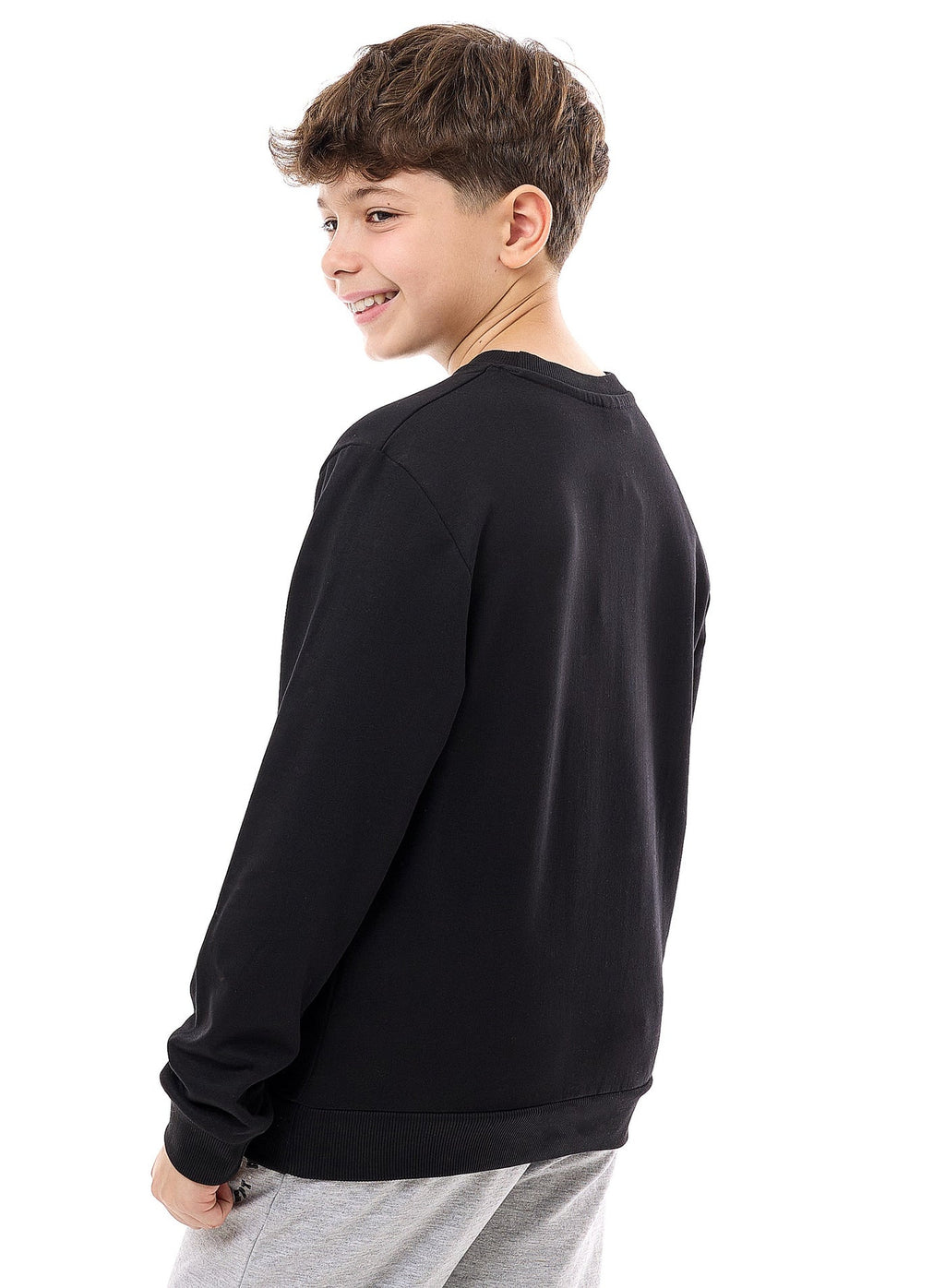 Boys' Graphic Printed Sweatshirt "Discover"