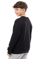 Boys' Graphic Printed Sweatshirt "Discover"