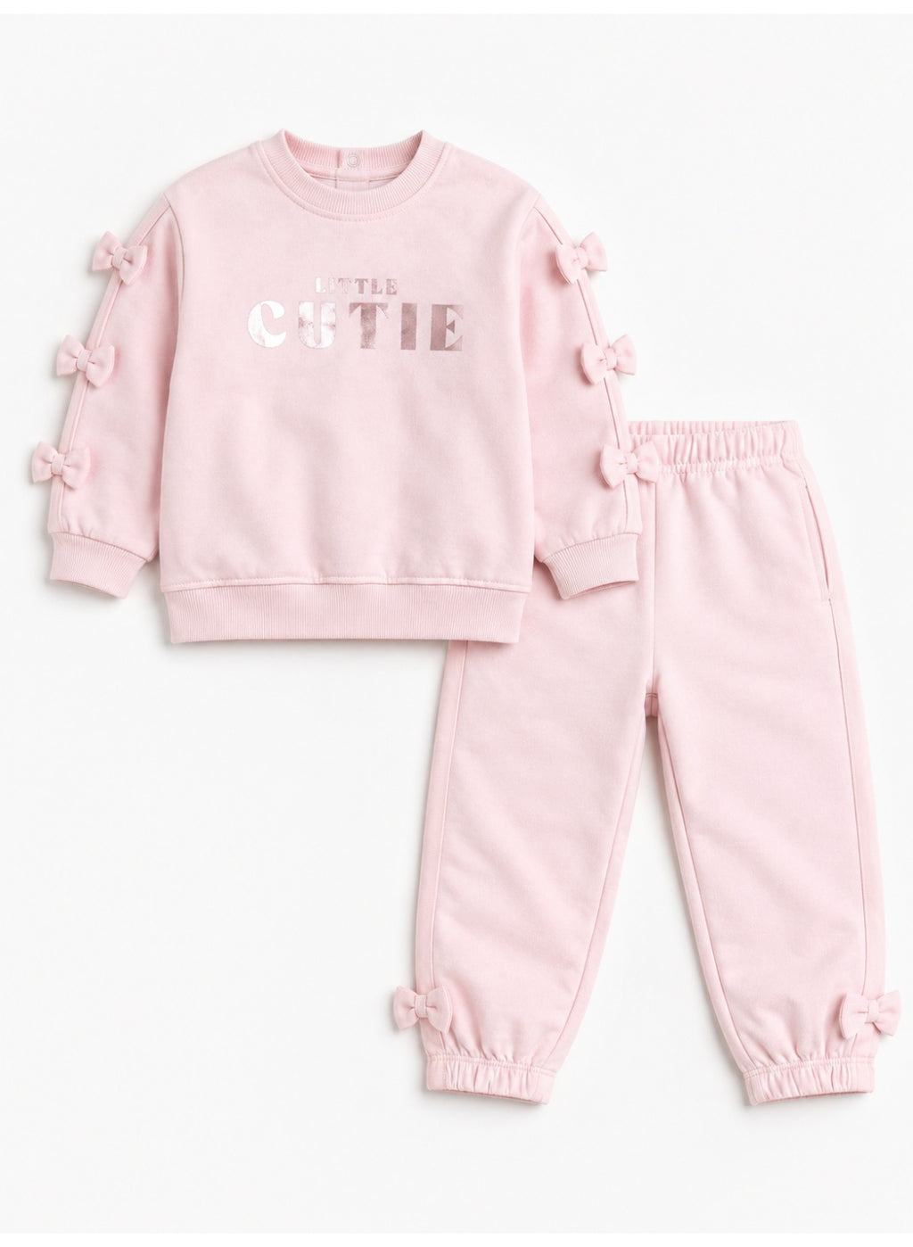 Girls 2-Piece Graphic Sweatshirt & Jogger Pants Set