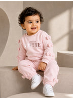 Girls 2-Piece Graphic Sweatshirt & Jogger Pants Set