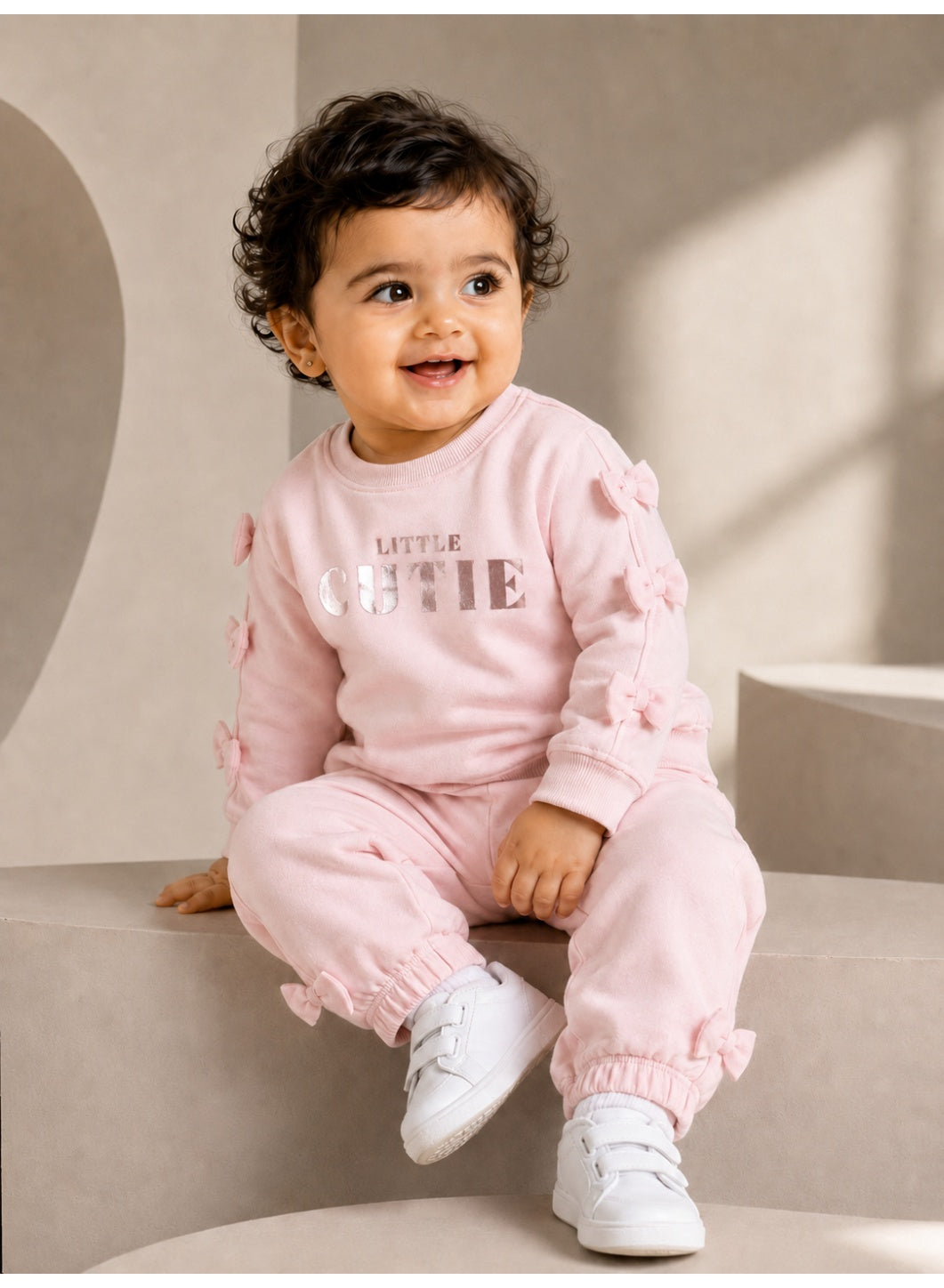 Girls 2-Piece Graphic Sweatshirt & Jogger Pants Set