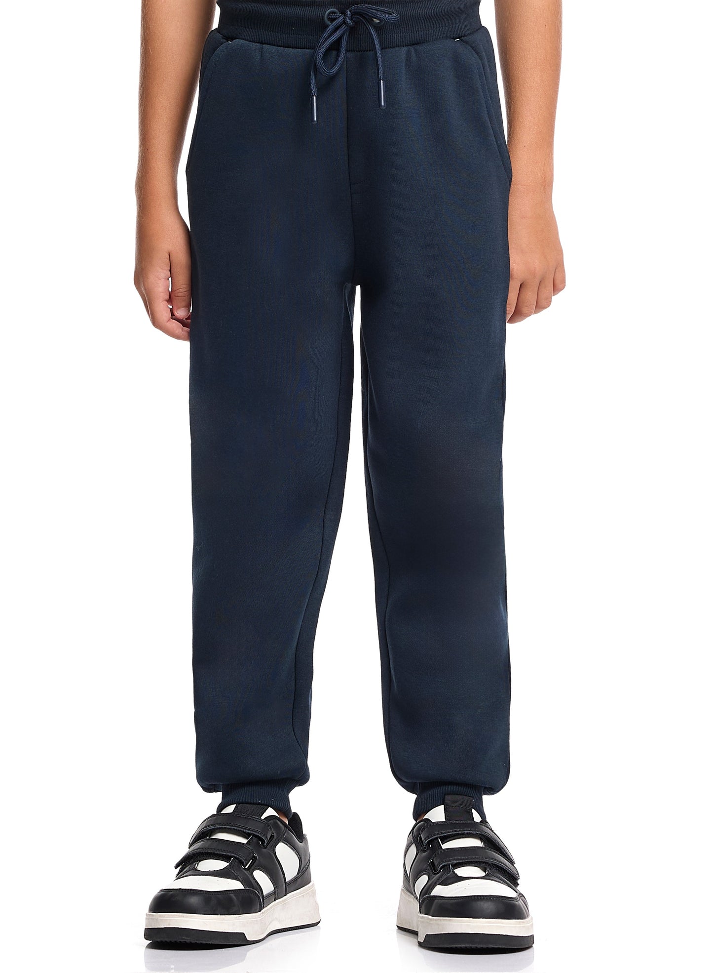 Boys’ Outdoor Style Tracksuit – Blue Fleece Adventure Top & Bottom Set